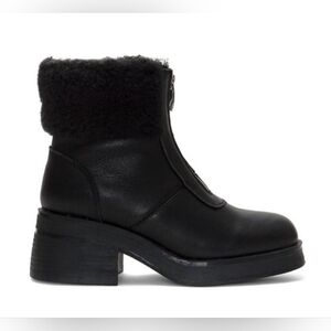 New Religious Comfort Sugar Kisses Waterproof Foldover Winter Leather Black 6